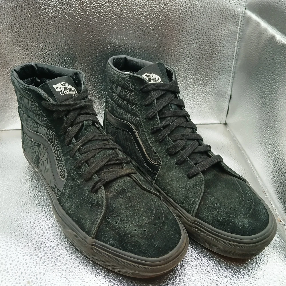 Vans Black Sk8-Hi Raven High-Top Sneakers Men's Size 8.5